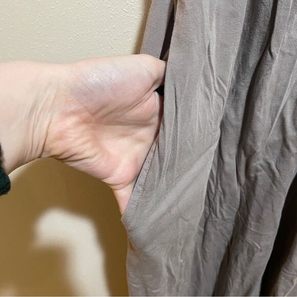 Calder Blake Small Lili Jumpsuit Anthracite Smocked Wide Leg Relaxed Fit Comfy - Picture 12 of 13